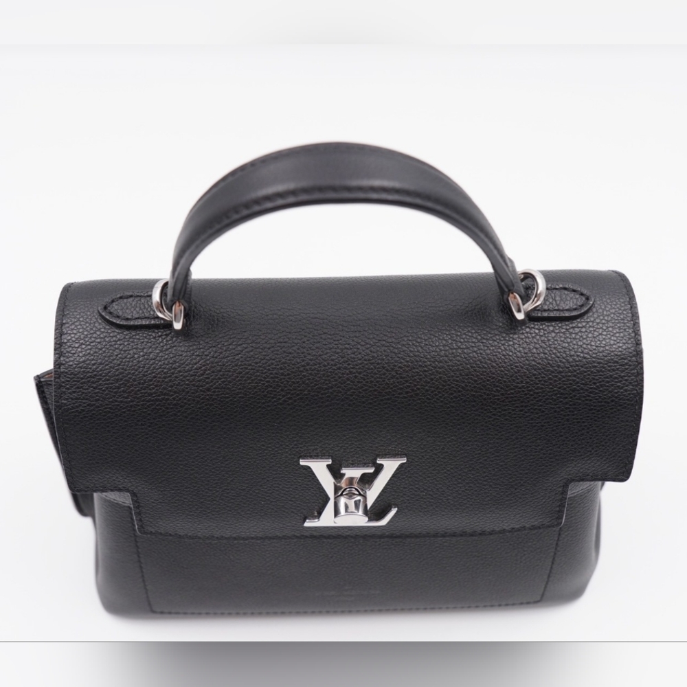 CE31 💟 Louis Vuitton Calfskin Lockme Ever BB Black - Picture 6 of 15